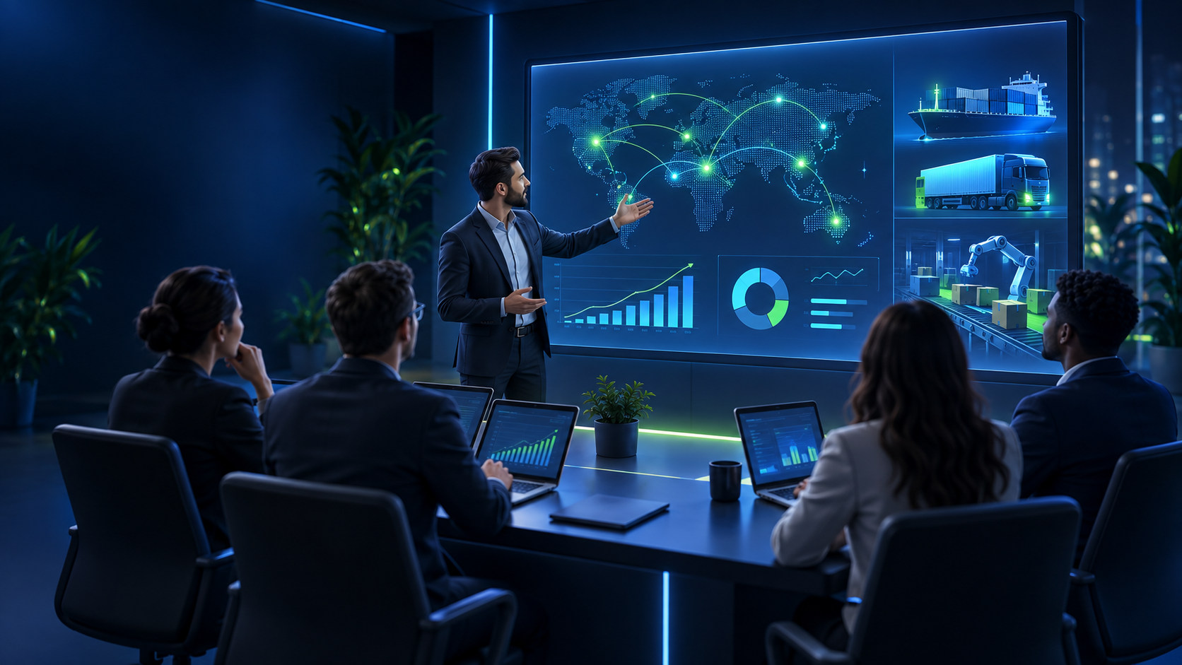 Taller corporativo de tecnología y cadena de suministros